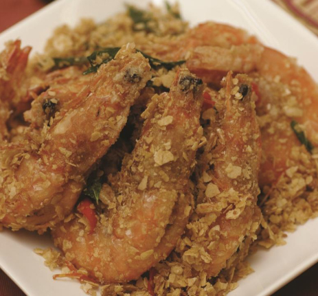 Fried-Prawn-with-Cereal
