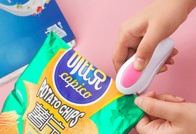 Kitchen Accessories Tools Mini Portable Food Clip Heat Sealing Machine Sealer Home Snack Bag Sealer Kitchen Utensils Gadget Item