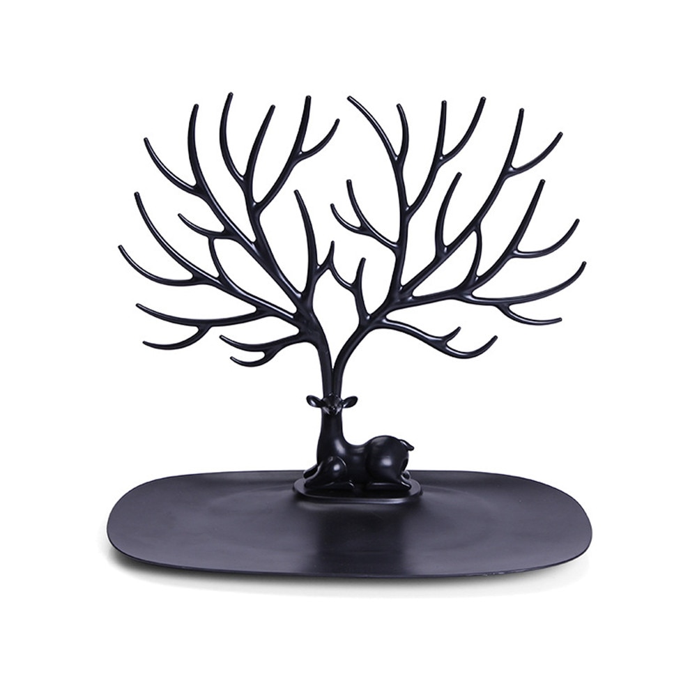 High Quality Deer Head Jewelry Display Stand Jewelry Pendant Earrings Necklace Display Stand Organizer Make Up Decoration
