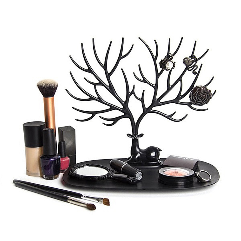 High Quality Deer Head Jewelry Display Stand Jewelry Pendant Earrings Necklace Display Stand Organizer Make Up Decoration