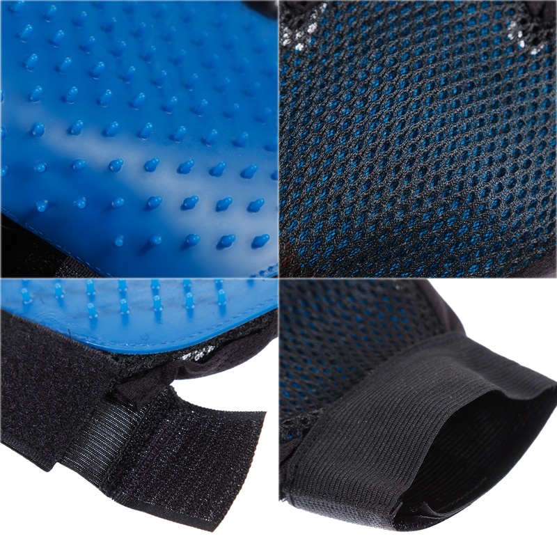Cat Glove Cat Grooming Glove Pet Brush Glove for Cat Dog Hair Remove Brush Dog Deshedding Cleaning Combs Massage Gloves