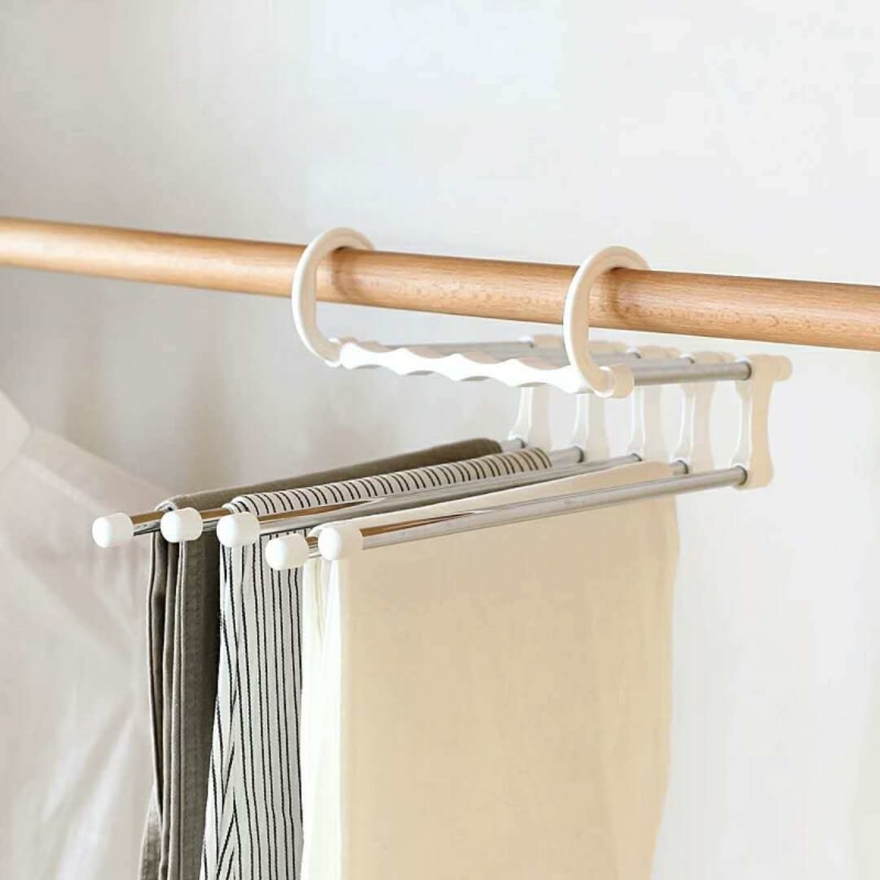 Multifunctional Clothes Hanger Storage Pants Cloth Hangers Storage Rack Multilayer Cloth Hanger Closet Organizer Multifunctional Clothes Hanger Storage Pants Cloth Hangers Storage Rack Multilayer Cloth Hanger Closet Organizer