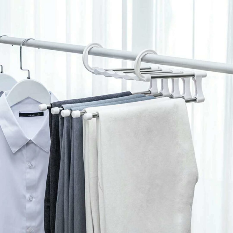Multifunctional Clothes Hanger Storage Pants Cloth Hangers Storage Rack Multilayer Cloth Hanger Closet Organizer Multifunctional Clothes Hanger Storage Pants Cloth Hangers Storage Rack Multilayer Cloth Hanger Closet Organizer