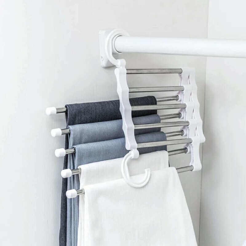 Multifunctional Clothes Hanger Storage Pants Cloth Hangers Storage Rack Multilayer Cloth Hanger Closet Organizer Multifunctional Clothes Hanger Storage Pants Cloth Hangers Storage Rack Multilayer Cloth Hanger Closet Organizer